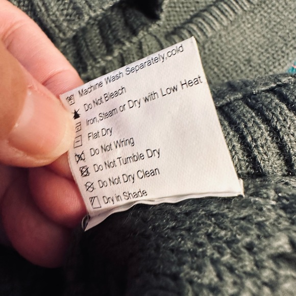 Blueberry Sage Green Knit Sweater for Dogs - Large - Picture 5 of 6